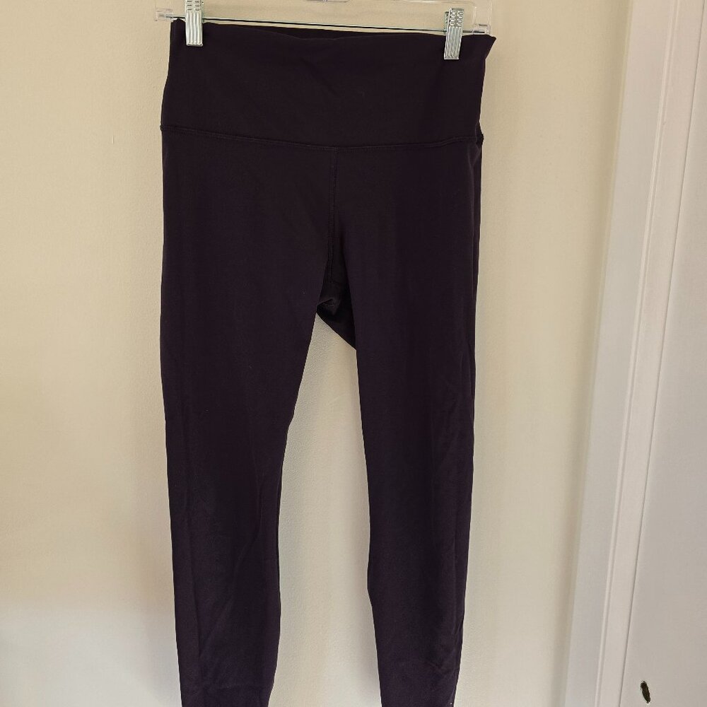 lululemon align leggings in an eggplant color